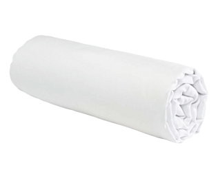 Drap housse Percale Blanc 90X200 cm 