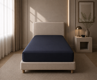 Ambiance drap-housse Satin Midnight Bonnet 35 - 90X190
