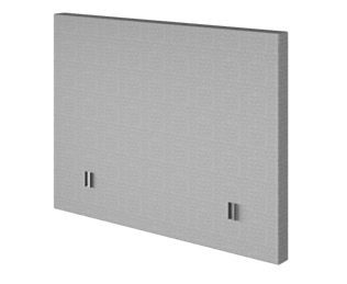 Tête de lit Kahaia Page Ashgrey 160 - H100 cm