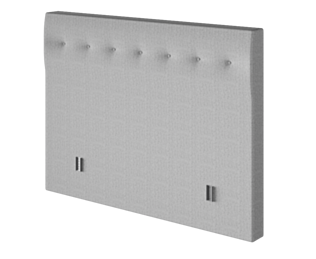 Tête de lit Kalmia Ashgrey 140 - H120 cm