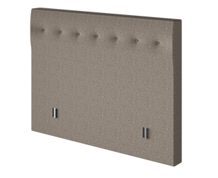 Tête de lit Kalmia Taupe 200 - H100 cm
