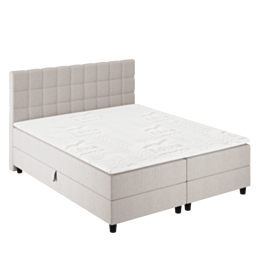 Lit Coffre Omega Beige - 140x200 cm