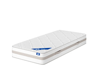 Matelas Ressorts ensachés Aerovisco à mémoire de forme 80x200 cm 
