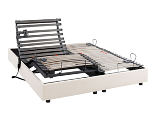 Sommier sommeil plus blanc 140x190