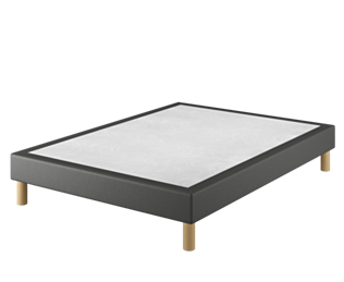 Sommier Cosmos Deco Noir - 180x200 cm