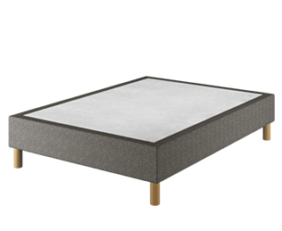 Sommier Tapissier Cronos Gris - 140x200 cm