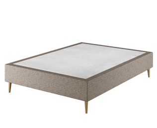 Sommier Tapissier Cronos Taupe - 140x190 cm
