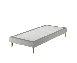 Sommier Tapissier Cirse Deco Ashgrey - 120x220 cm