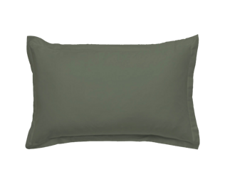 Taie d'oreiller Coton Kaki - 50x70 cm