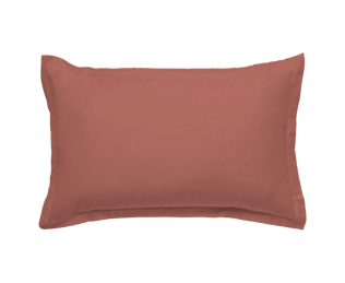 Taie d'oreiller Coton Terracotta - 50x70 cm