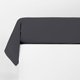 Taie de traversin rond Zinc - 85x140 cm