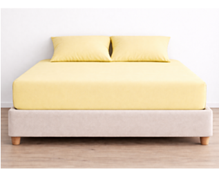 Drap-housse 100% Coton Limoncello - Bonnet 25