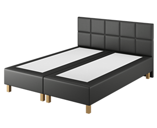 Boxspring Dayton Cabernet Noir - 140x190 cm