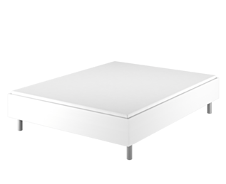 Lit German Confort Blanc - 140x200 cm