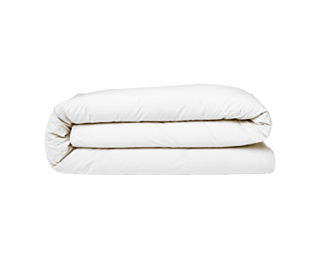 Housse de couette Satin Blanc - 240x260 cm