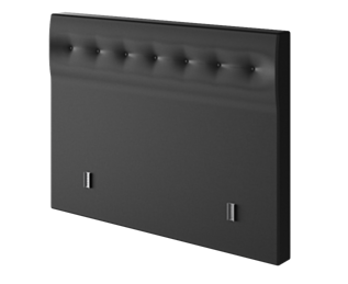 Tête de lit Kalmia S Noir 200 - H120 cm
