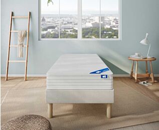 Matelas mousse haute resilience cephee 80x200 cm 