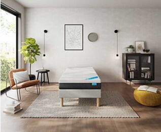 Matelas 90x200 - Erable confort enveloppant, mousse à mémoire de forme 