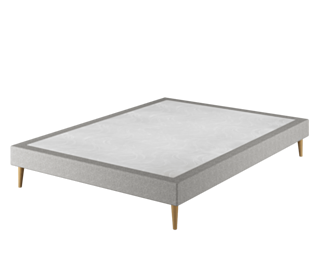 Sommier Tapissier Cirse Deco Ashgrey - 140x200 cm