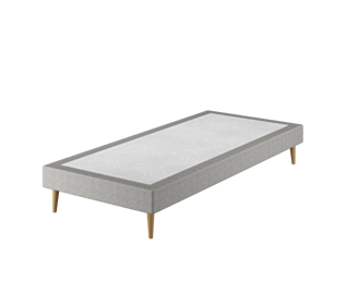 Sommier Tapissier Cirse Deco Ashgrey - 120x220 cm