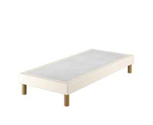 Sommier Tapissier Cirse Deco Boucle Blanc