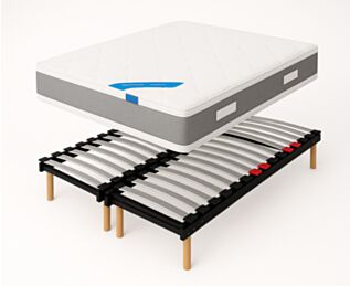 Matelas mousse HR sommier flex max fixe 