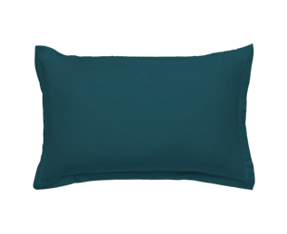 Taie d'oreiller Coton Petrole - 40x60 cm