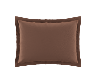 Taie d'oreiller Coton Taupe - 40x60 cm