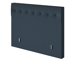 Tête de Lit Kalmia Bleu 200 - H120 cm