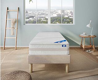 Matelas Ressorts ensachés Aerovisco à mémoire de forme 90x190 cm 
