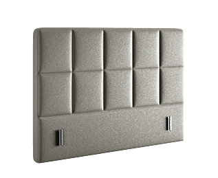 Tête de lit Cozy Cabernet Anthracite 140 - H105 cm