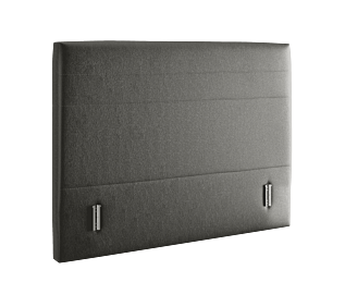 Tête de lit Twin Cabernet Anthracite 120 - H105 cm